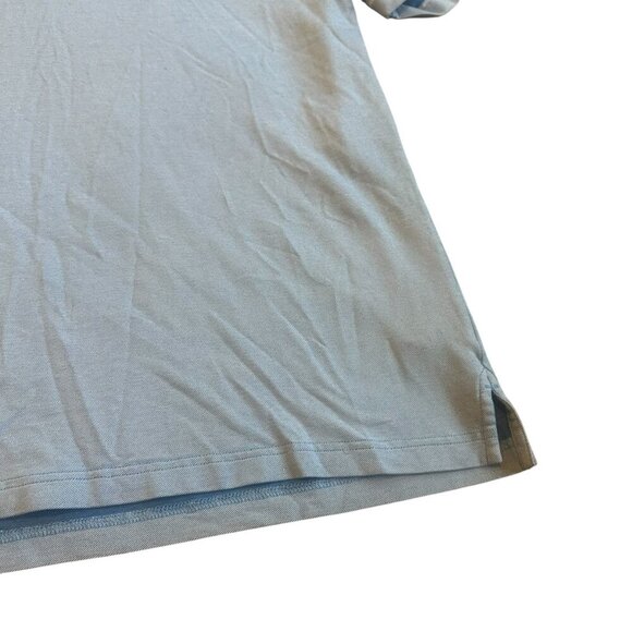 Travis Mathew Light Blue Polo Shirt Golf Cotton Blend Casual Classic Size XL - Picture 4 of 12